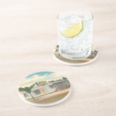 Activiteiten in de omgeving van  Motel, Golden Wes Zandsteen Onderzetter (Zijkant)