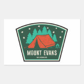 Activiteiten in de omgeving van Mount Evans Wilder Rechthoekige Sticker (Voorkant)