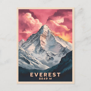 Activiteiten in de omgeving van Mount Everest Hima Briefkaart