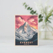 Activiteiten in de omgeving van Mount Everest Hima Briefkaart (Staand voorkant)