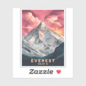 Activiteiten in de omgeving van Mount Everest Hima Sticker (Vel)