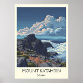 Activiteiten in de omgeving van Mount Katahdin Mai Poster (Voorkant)
