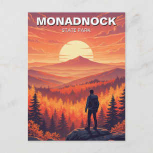 Activiteiten in de omgeving van Mount Monadnock Ne Briefkaart