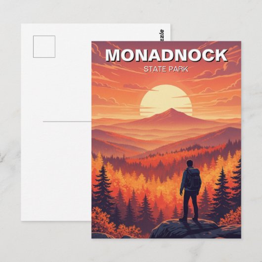 Activiteiten in de omgeving van Mount Monadnock Ne Briefkaart (Voorkant / Achterkant)