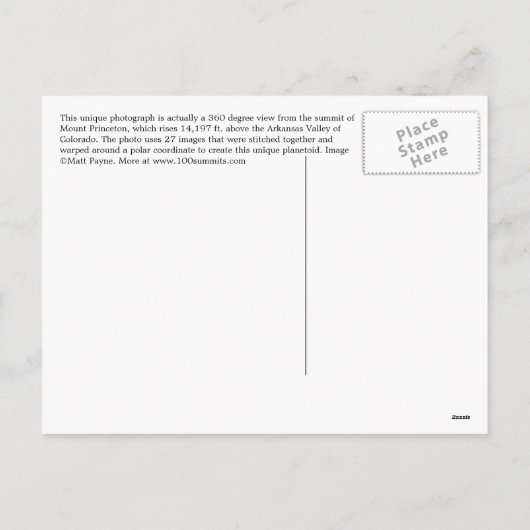 Activiteiten in de omgeving van Mount Princeton Pl Feestdagenkaart (Achterkant)