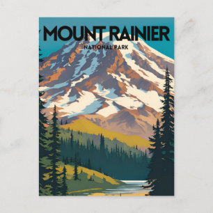 Activiteiten in de omgeving van Mount Rainier Nati Briefkaart