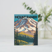 Activiteiten in de omgeving van Mount Rainier Nati Briefkaart (Staand voorkant)