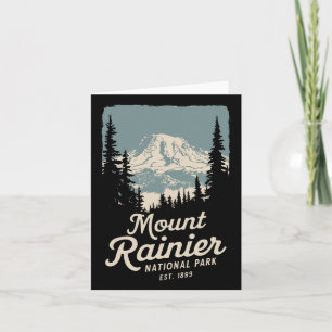 Activiteiten in de omgeving van Mount Rainier Nati Kaart