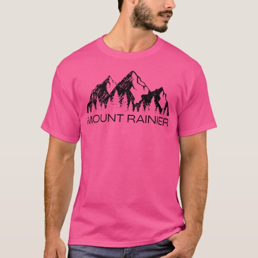 Activiteiten in de omgeving van Mount Rainier Nati T-shirt (Voorkant)