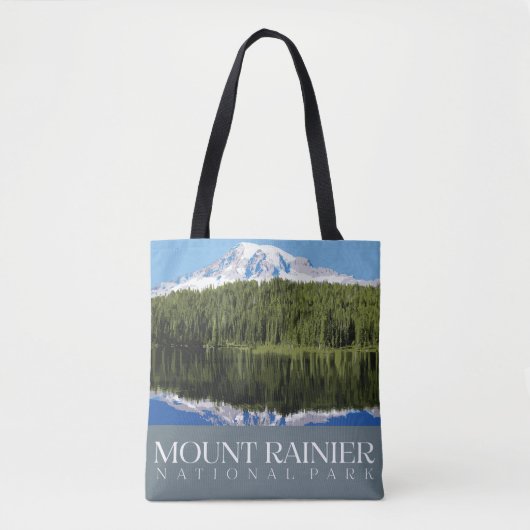Activiteiten in de omgeving van Mount Rainier Nati Tote Bag (Voorkant)