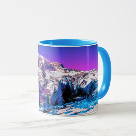 Activiteiten in de omgeving van Mount Rainier Wash Mok (Voorkant rechts)