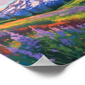 Activiteiten in de omgeving van Mount Rainier Wash Poster (Hoek)