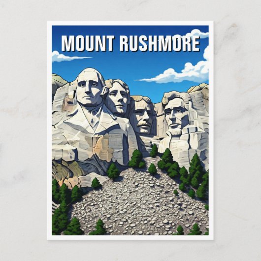 Activiteiten in de omgeving van Mount Rushmore Nat Briefkaart (Voorkant)