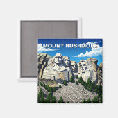 Activiteiten in de omgeving van Mount Rushmore Nat Magneet (Voorkant / Achterkant)
