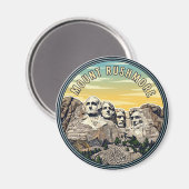 Activiteiten in de omgeving van Mount Rushmore Nat Magneet (Voorkant / Achterkant)