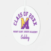 Activiteiten in de omgeving van Mount Saint Joseph Metalen Ornament (Voorkant links)