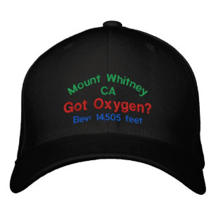 Activiteiten in de omgeving van Mount Whitney Cali Geborduurde Pet