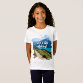 Activiteiten in de omgeving van Mountain Lake Let' T-shirt (Voorkant volledig)
