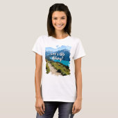 Activiteiten in de omgeving van Mountain Lake Let' T-shirt (Voorkant volledig)