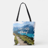 Activiteiten in de omgeving van Mountain Lake Let' Tote Bag (Achterkant)