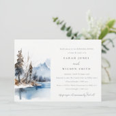 Activiteiten in de omgeving van Mountain Lake Wint Kaart (Staand voorkant)