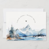 Activiteiten in de omgeving van Mountain Lake Wint Kaart (Achterkant)