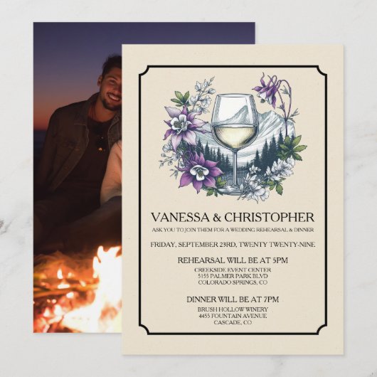 Activiteiten in de omgeving van Mountain Wine Rehe Kaart (Voorkant / Achterkant)