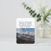 Activiteiten in de omgeving van Mountains Alpine H Visitekaartje (Staand voorkant)