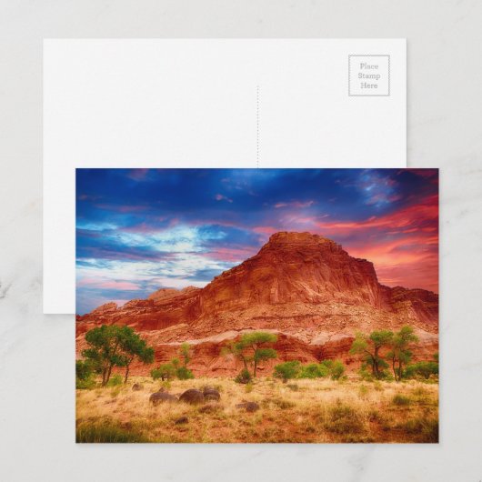 Activiteiten in de omgeving van Mountains Desert C Briefkaart (Voorkant / Achterkant)