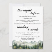 Activiteiten in de omgeving van Mountains Pines Re Kaart (Voorkant)