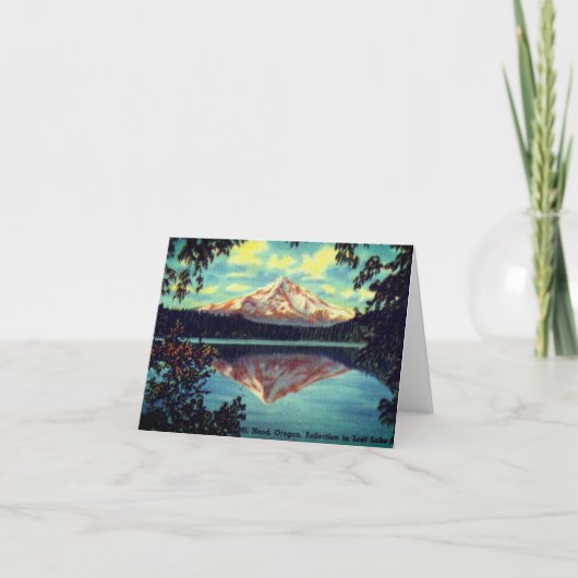 Activiteiten in de omgeving van Mt. Hood, Oregon C Bedankkaart (Voorkant)