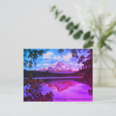 Activiteiten in de omgeving van Mt. Hood, Oregon C Briefkaart (Staand voorkant)