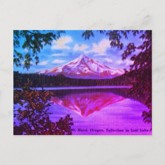 Activiteiten in de omgeving van Mt. Hood, Oregon C Briefkaart (Voorkant)
