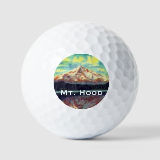 Activiteiten in de omgeving van Mt. Hood, Oregon C Golfballen (Voorkant)