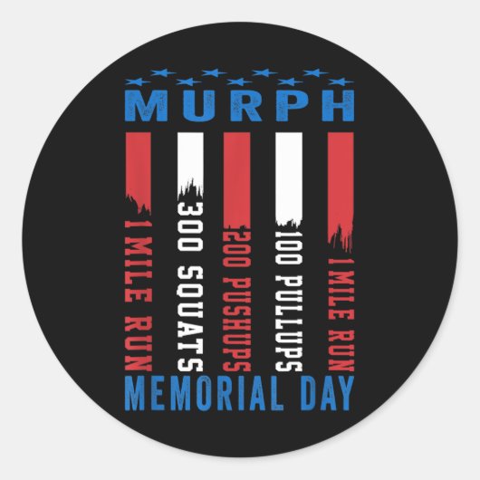 Activiteiten in de omgeving van Murph Challenge Am Ronde Sticker (Voorkant)