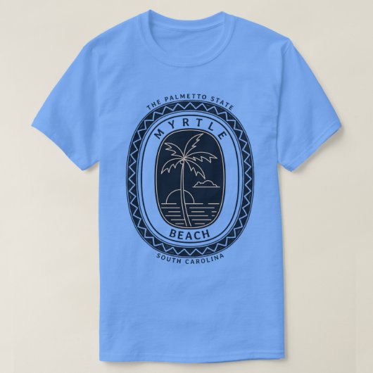 Activiteiten in de omgeving van Myrtle Beach South T-shirt (Design voorkant)