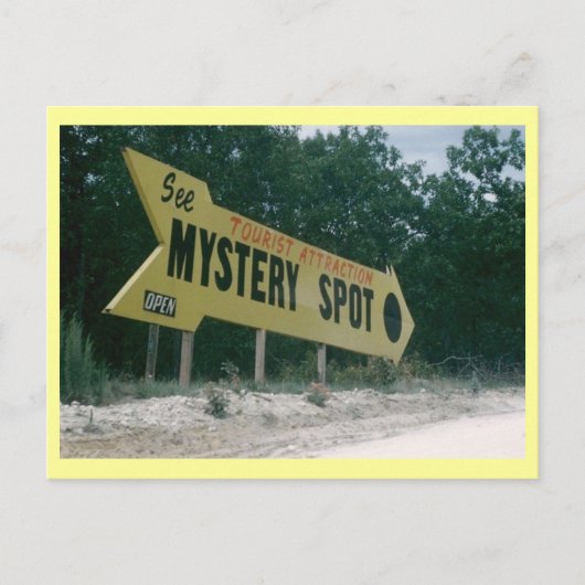 Activiteiten in de omgeving van Mystery Spot, Flor Briefkaart (Voorkant)
