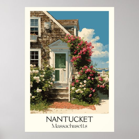Activiteiten in de omgeving van Nantucket Massachu Poster (Voorkant)