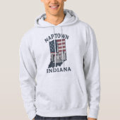 Activiteiten in de omgeving van Naptown Indiana Mo Hoodie (Voorkant)