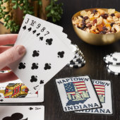 Activiteiten in de omgeving van Naptown Indiana Mo Pokerkaarten (Insitu)