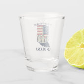 Activiteiten in de omgeving van Naptown Indiana Mo Shot Glas (Achterkant)