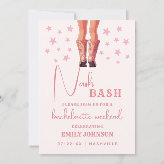 Activiteiten in de omgeving van Nash Bash Cowgirl  Kaart (Voorkant)