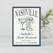 Activiteiten in de omgeving van Nashville Bachelor Kaart (Staand voorkant)