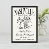 Activiteiten in de omgeving van Nashville Bachelor Kaart (Staand voorkant)