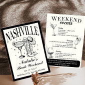 Activiteiten in de omgeving van Nashville Bachelor Kaart