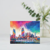 Activiteiten in de omgeving van Nashville Music Ci Briefkaart (Staand voorkant)