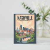 Activiteiten in de omgeving van Nashville Tennesse Briefkaart (Staand voorkant)