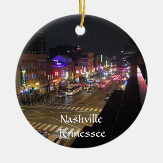 Activiteiten in de omgeving van Nashville Tennesse Keramisch Ornament (Voorkant)