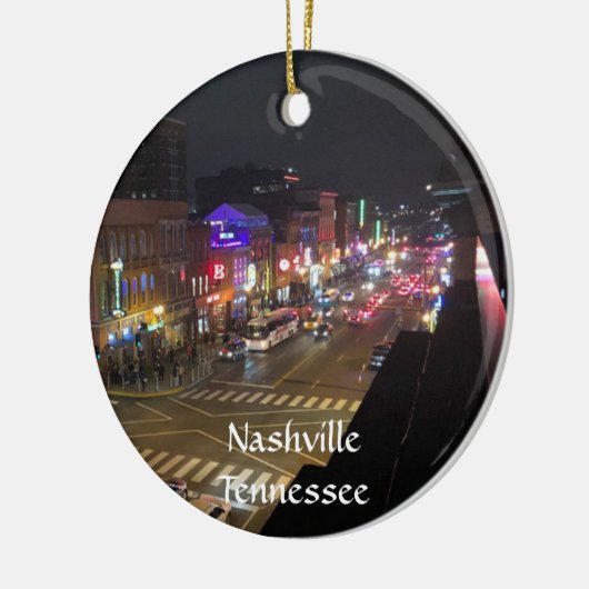 Activiteiten in de omgeving van Nashville Tennesse Keramisch Ornament (Links)