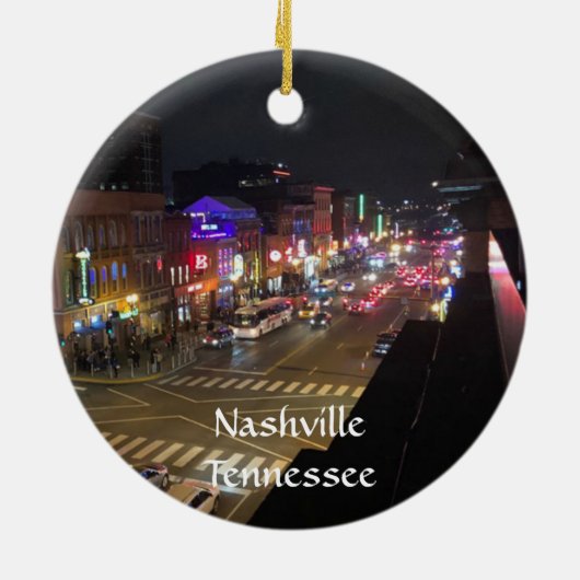 Activiteiten in de omgeving van Nashville Tennesse Keramisch Ornament (Achterkant)